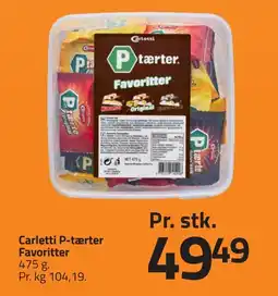 Fleggaard CARLETTI P-tærter favoritter erbjuda