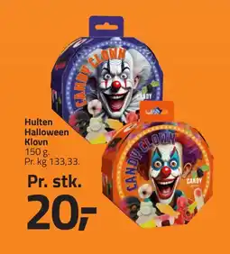 Fleggaard Hulten halloween klovn erbjuda