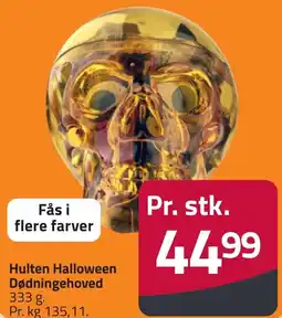 Fleggaard Hulten halloween dødningehoved erbjuda