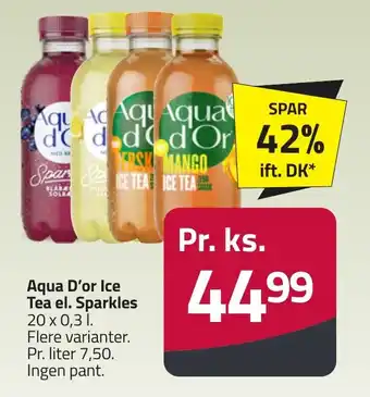 Fleggaard AQUA D'OR Ice tea el. sparkles erbjuda