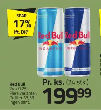 Fleggaard Red bull erbjuda