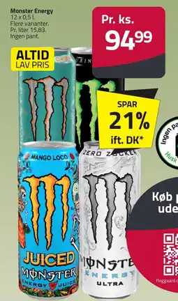 Fleggaard MONSTER Energy erbjuda