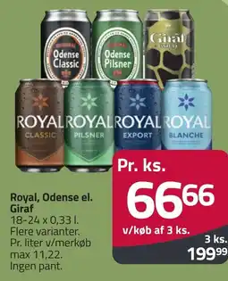 Fleggaard Royal, odense el. giraf erbjuda