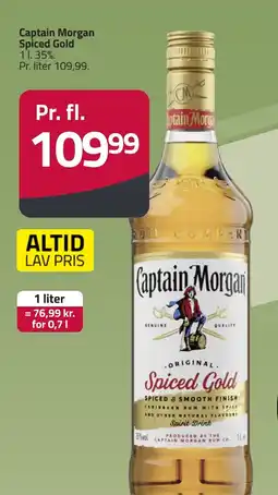 Fleggaard CAPTAIN MORGAN Spiced gold erbjuda