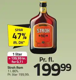 Fleggaard STROH Rom erbjuda