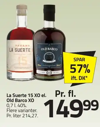 Fleggaard La suerte 15 xo el. old barco xo erbjuda