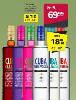 Fleggaard Cuba vodka erbjuda