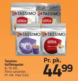 Fleggaard TASSIMO Kaffekapsler erbjuda