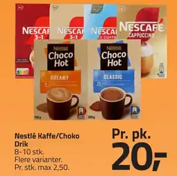 Fleggaard Nestlé kaffe/choko drik erbjuda