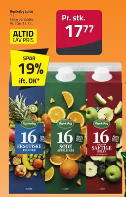 Fleggaard RYNKEBY Juice erbjuda