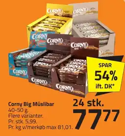 Fleggaard CORNY Big müslibar erbjuda