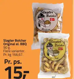 Fleggaard Slagter bolcher original el. bbq erbjuda