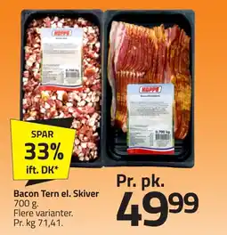 Fleggaard Bacon tern el. skiver erbjuda