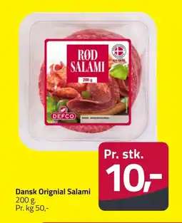 Fleggaard Dansk orignial salami erbjuda