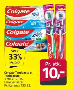 Fleggaard COLGATE Tandpasta el. tandbørste erbjuda