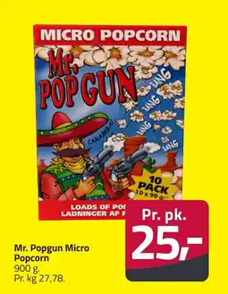 Fleggaard MR. POPGUN Micro popcorn erbjuda