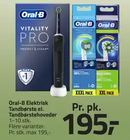 Fleggaard ORAL-B Elektrisk tandbørste el. tandbørstehoveder erbjuda