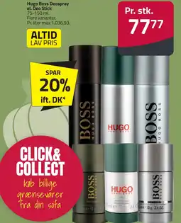 Fleggaard HUGO BOSS Deospray el. deo stick erbjuda