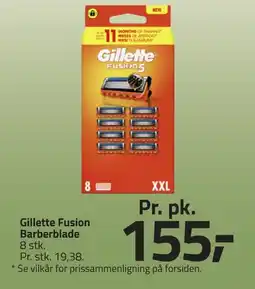 Fleggaard GILLETTE Fusion barberblade erbjuda