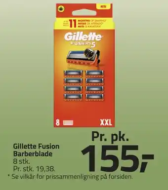 Fleggaard GILLETTE Fusion barberblade erbjuda
