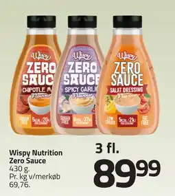 Fleggaard WISPY Nutrition zero sauce erbjuda