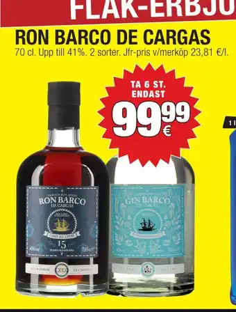 Calle Gin Barco Gin erbjuda