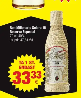 Calle Ron Millonario Rom erbjuda