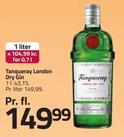 Fleggaard TANQUERAY London dry gin erbjuda