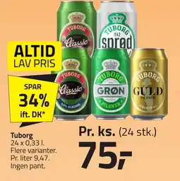 Fleggaard Tuborg erbjuda