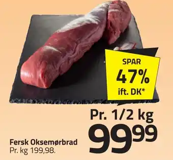 Fleggaard Fersk oksemørbrad erbjuda