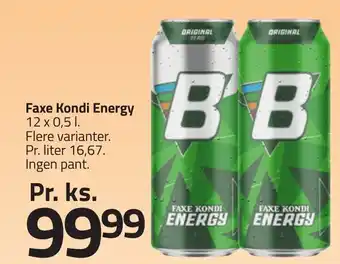 Fleggaard FAXE KONDI Energy erbjuda