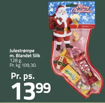 Fleggaard Julestrømpe m. Blandet Slik erbjuda