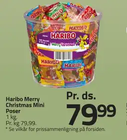 Fleggaard Haribo Merry Christmas Mini Poser erbjuda