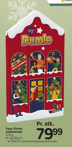 Fleggaard Fazer Dumle Julekalender erbjuda
