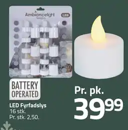 Fleggaard LED Fyrfadslys erbjuda