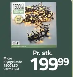 Fleggaard Micro Klyngekæde 1500 LED Varm Hvid erbjuda