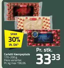 Fleggaard Carletti Kæmpeplade erbjuda