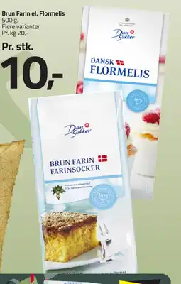 Fleggaard Brun Farin el. Flormelis erbjuda