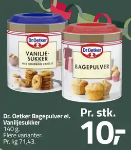 Fleggaard Dr. Oetker Bagepulver el. Vaniljesukker erbjuda