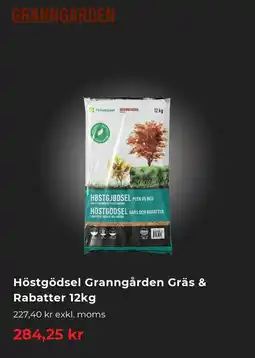 Granngården Höstgödsel Granngården Gräs & Rabatter erbjuda