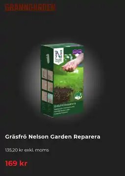 Granngården Gräsfrö Nelson Garden Reparera erbjuda