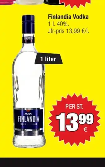 Calle Finlandia Vodka erbjuda