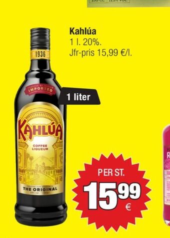 Calle Kahlua Likör erbjuda