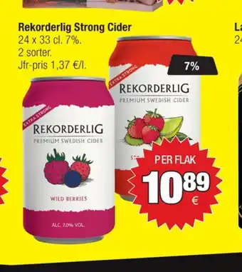 Calle Rekorderlig Cider RTD-Cider erbjuda