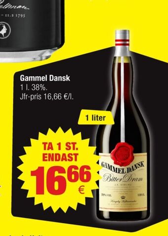 Calle Gammel Dansk Bitter erbjuda