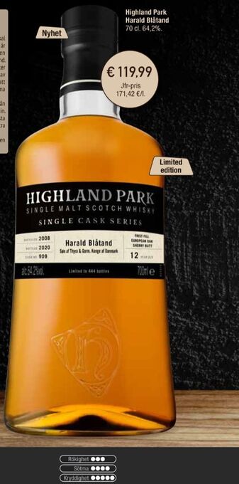 Calle Highland Park Whisky erbjuda