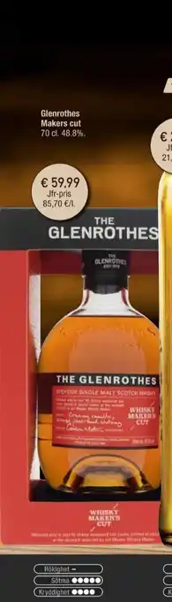 Calle Glenrothes Whisky erbjuda
