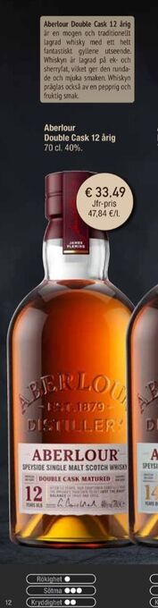 Calle Aberlour Whisky erbjuda