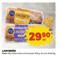 Coop FAZER Lantbröd erbjuda