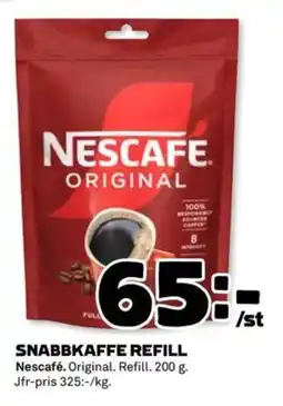 Coop SNABBKAFFÉ Snabbkaffe refill erbjuda